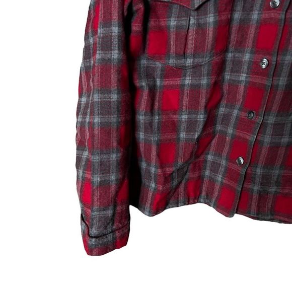 LL Bean Womens Wool Button Down Shirt Small - Picture 2 of 4